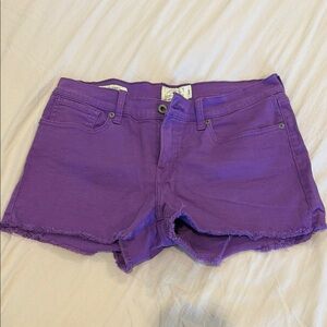 Lucky brand Purple Women's cutoff denim Shorts size 8/29